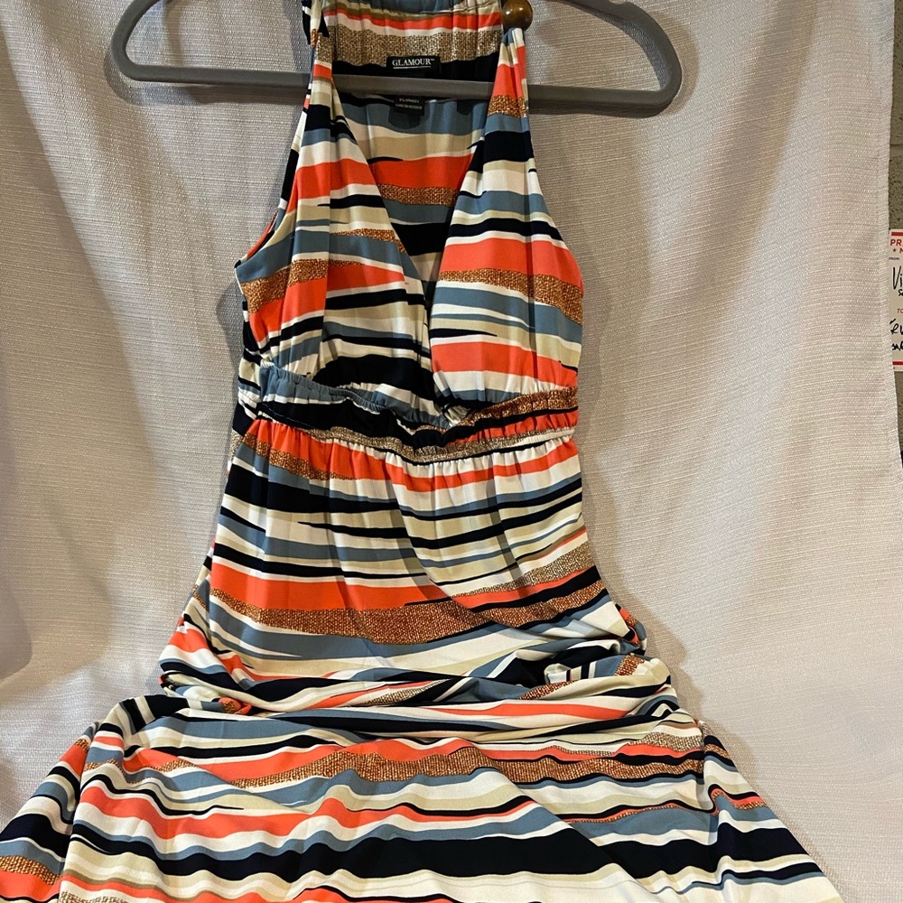 Women’s vibrant colored sleeveless Maxi dress